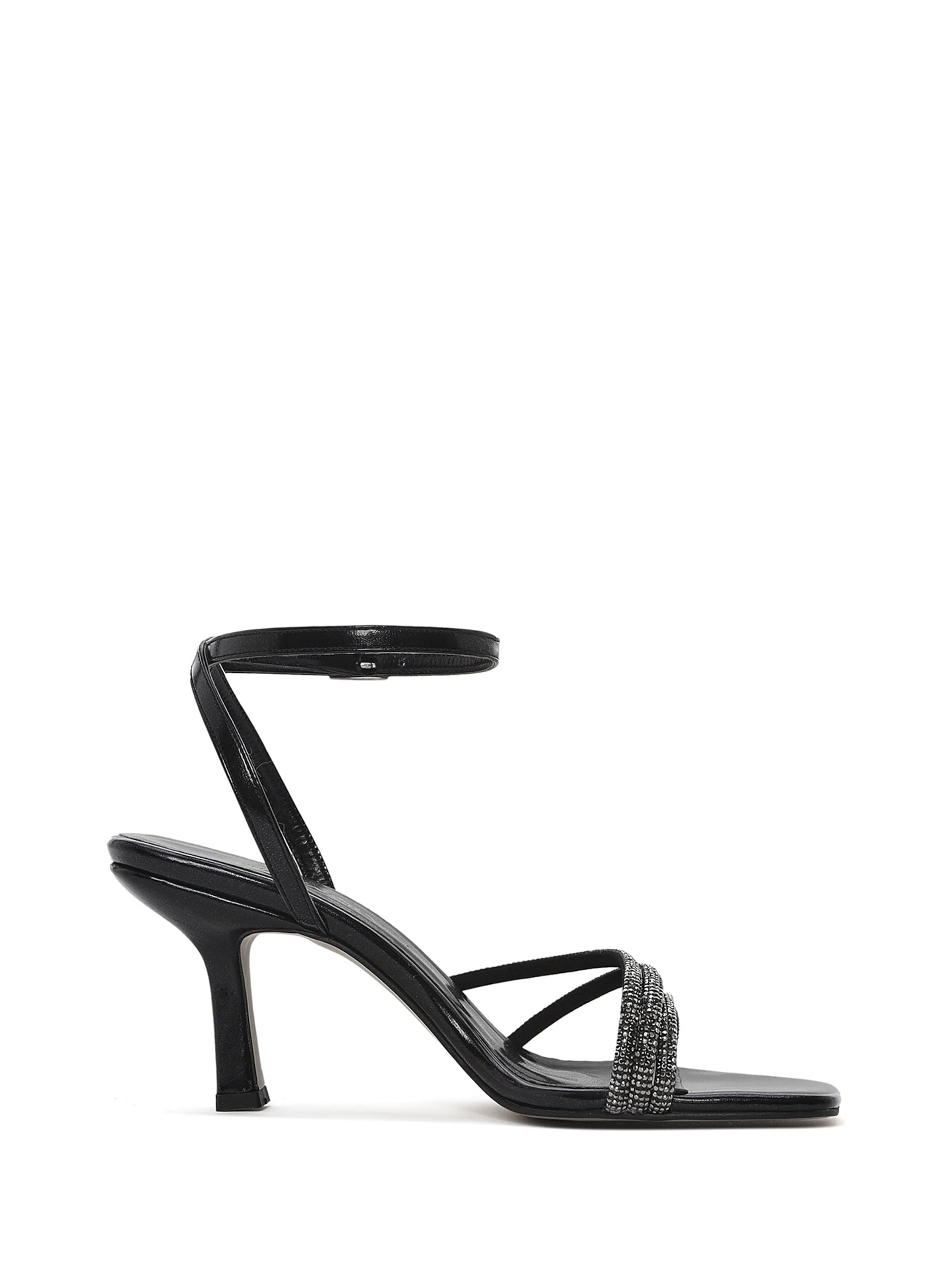 Derimod Reimensandale in Schwarz