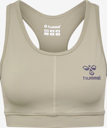 Soutien-gorge de sport 'Sprint' Hummel en beige : devant