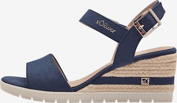 s.Oliver Sandals in Blue