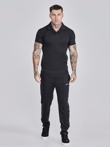 SikSilk Regular Sports trousers in Black