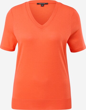 COMMA Shirt in Oranje: voorkant