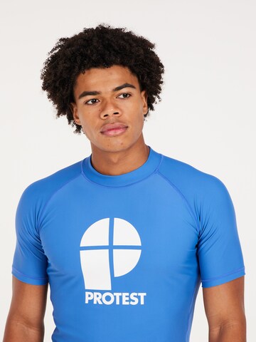 PROTEST Performance shirt 'PRTCATERS' in Blue
