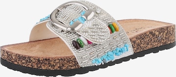 Ital-Design Mules in White: front