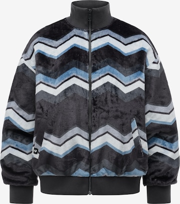 Ragwear Fleecetakki värissä musta: etupuoli