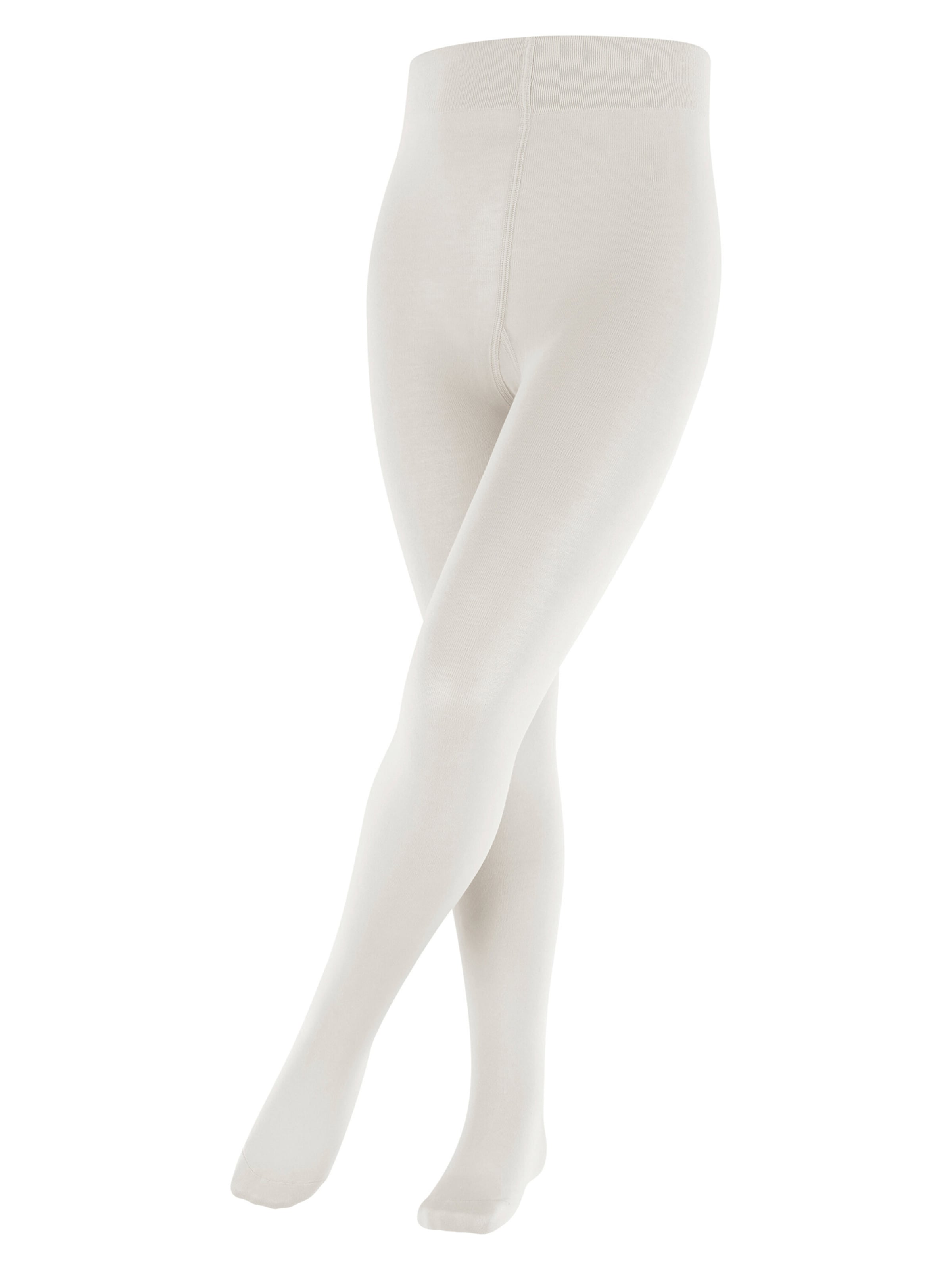 FALKE - Leotardos 'Cotton Touch' en blanco: frente