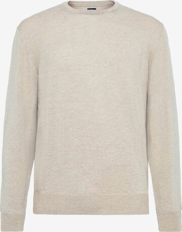 Pullover di Boggi Milano in beige: frontale