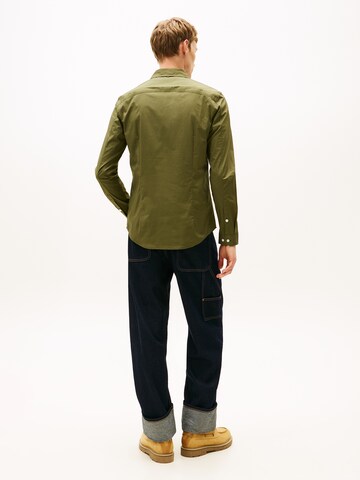 Tommy Jeans Slim Fit Hemd in Grün