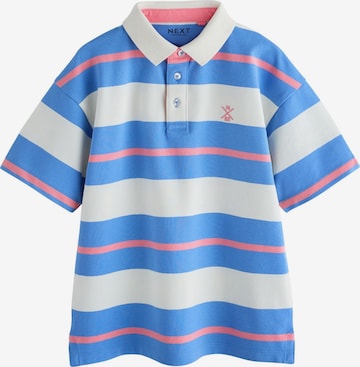 T-Shirt Next en bleu : devant