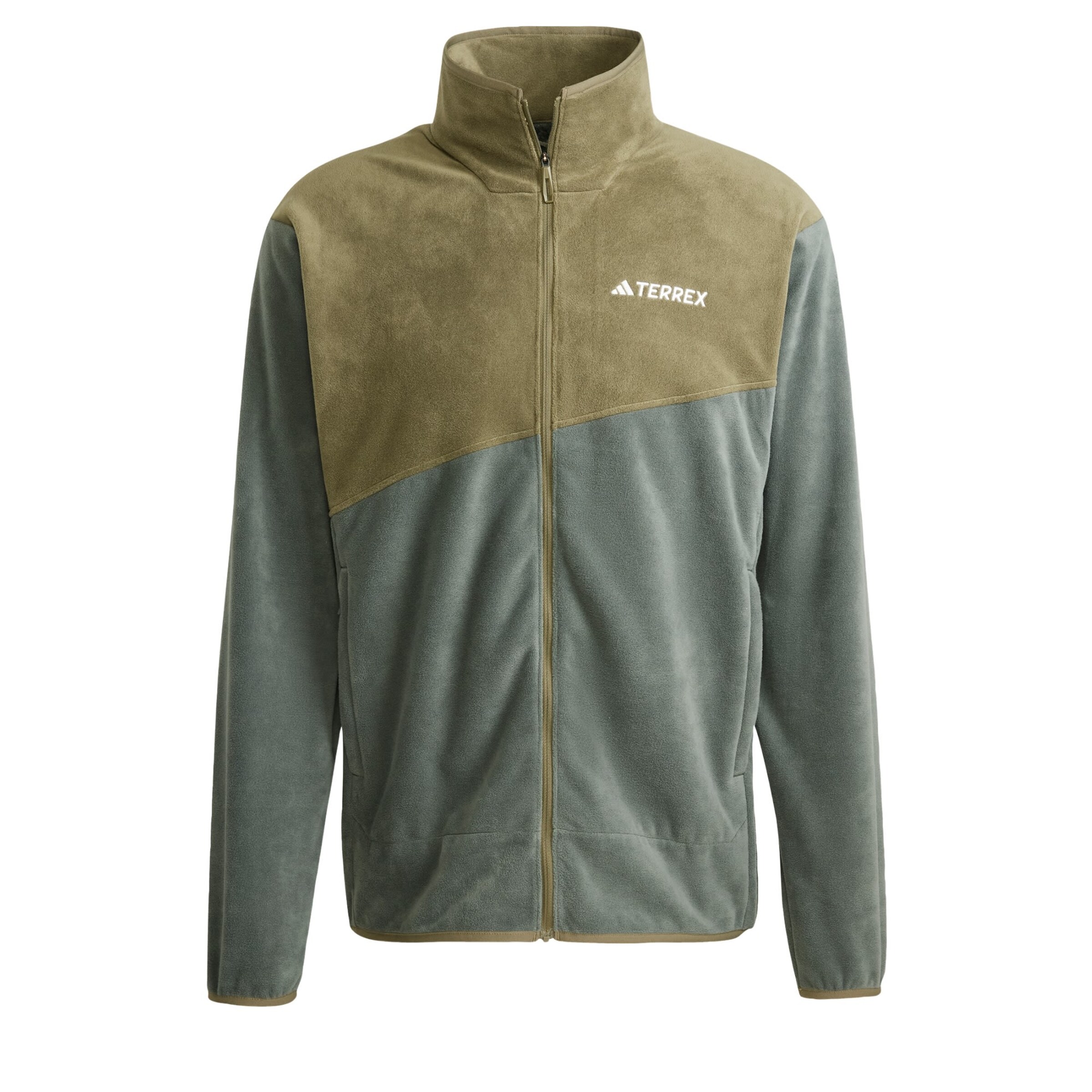 Veste en polaire fonctionnelle 'Multi Full-Zip Fleece' ADIDAS TERREX en gris : devant