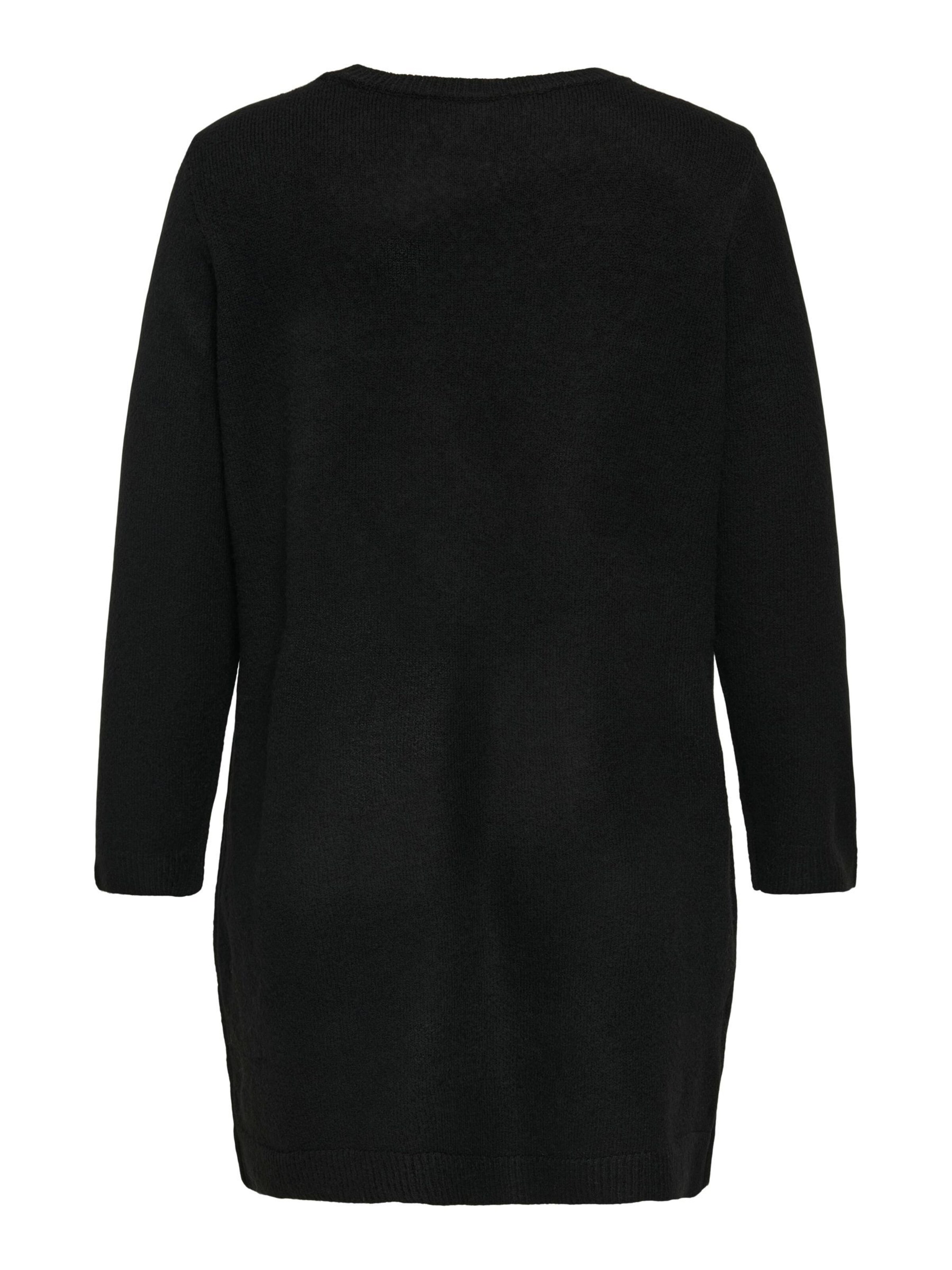 ONLY Carmakoma Knit dress 'CARABBY' in Black
