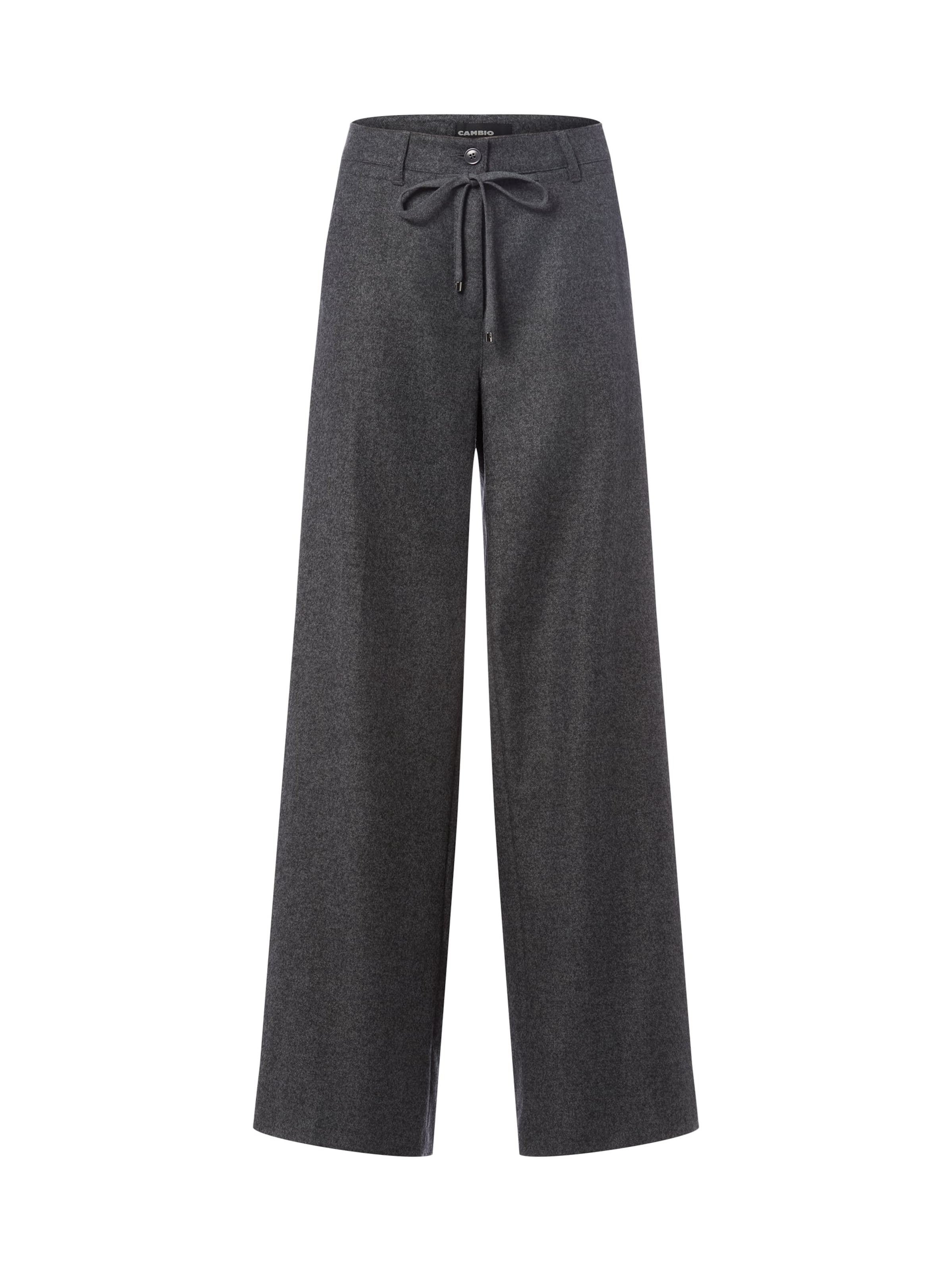 Cambio Regular Broek 'Adrienne' in Grijs: voorkant