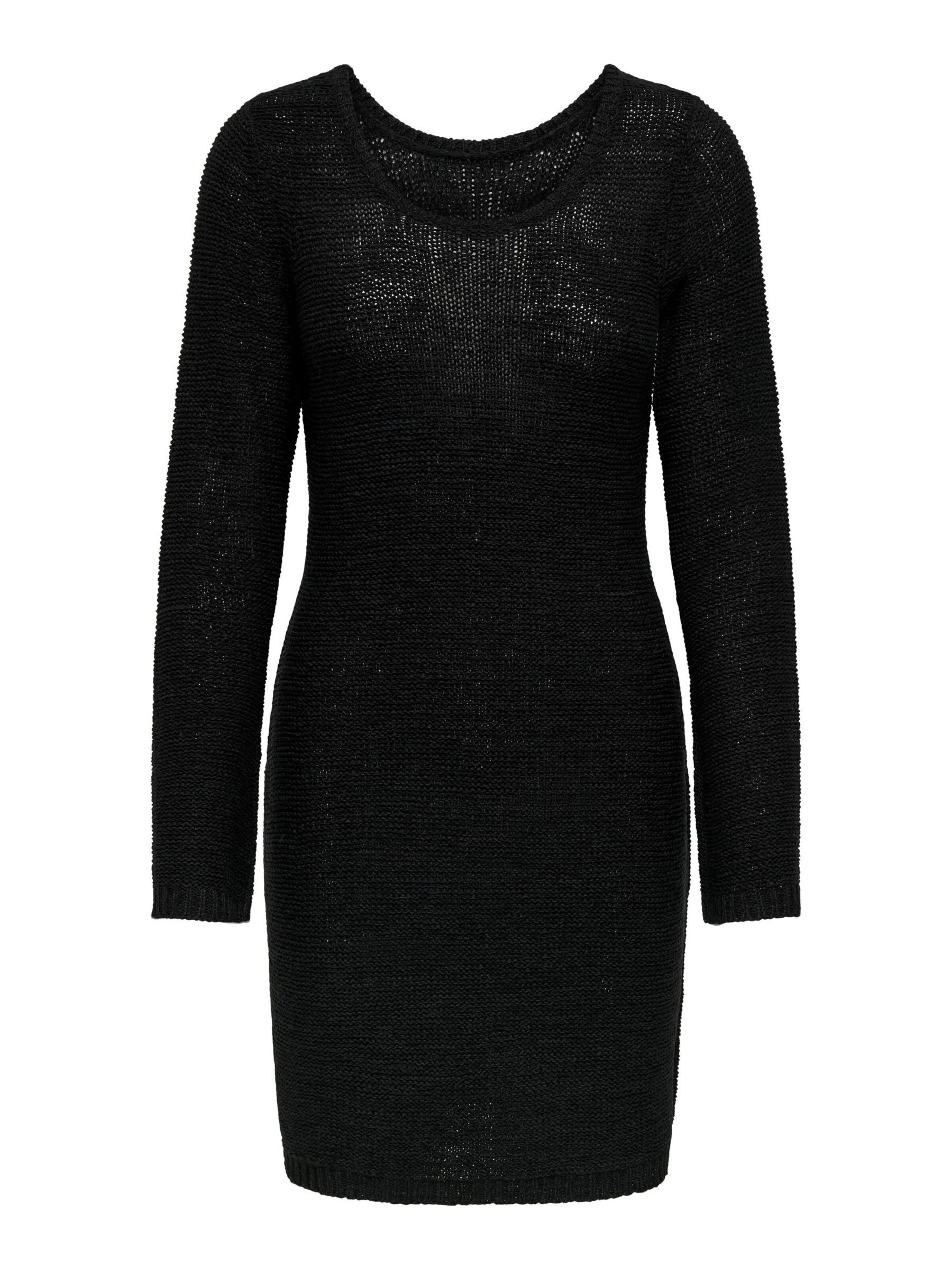 ONLY - Vestido de punto 'GEENA' en negro: frente