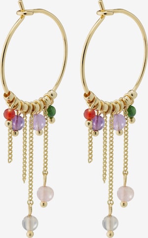 Pilgrim Earrings in Gold: front