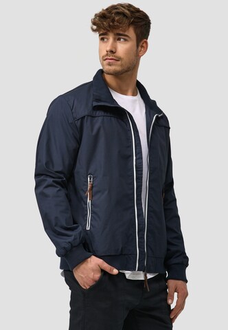 INDICODE JEANS Übergangsjacke 'Ivano' in Blau