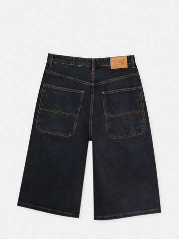 Wide leg Jeans de la Pull&Bear pe gri