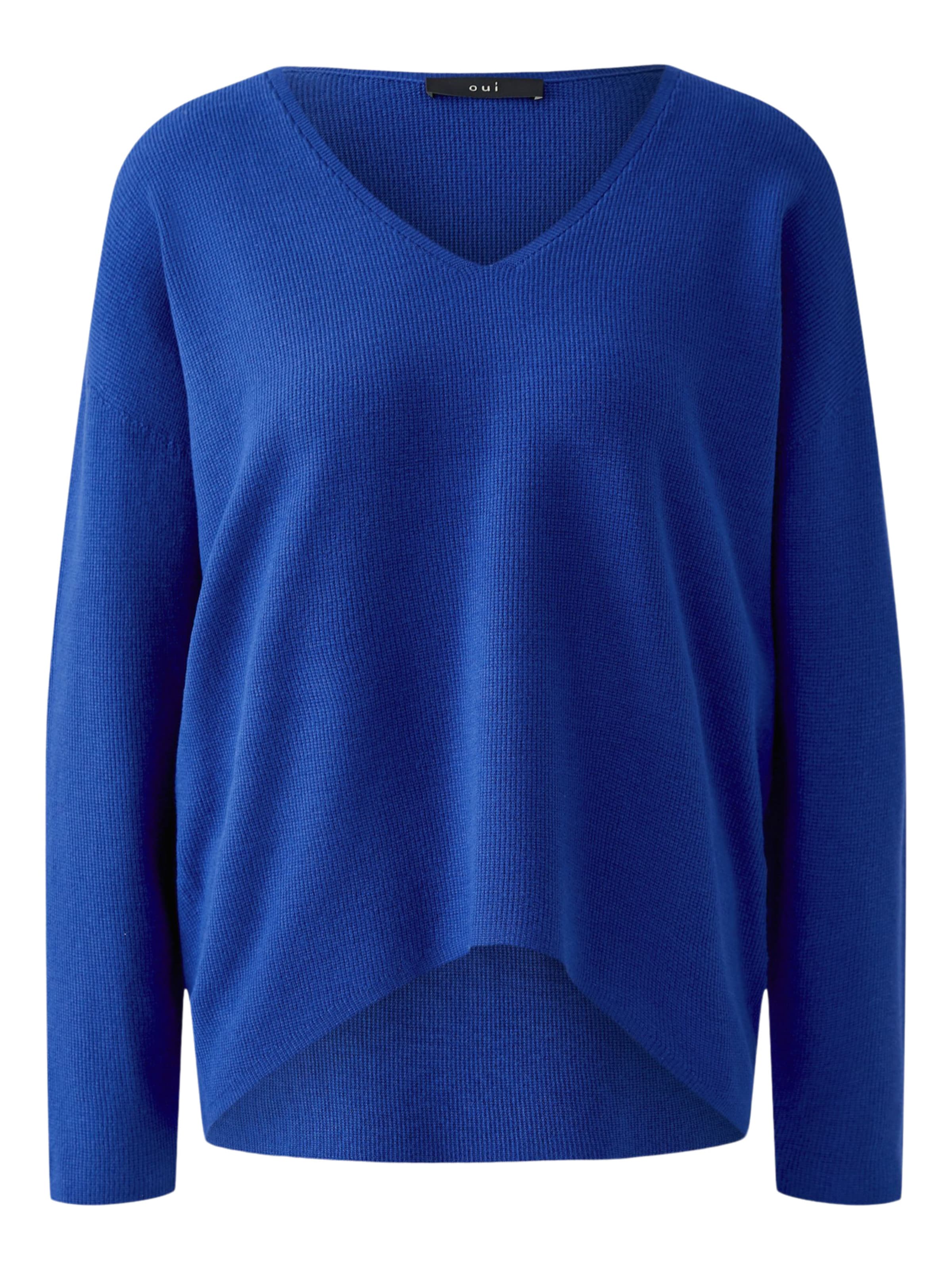 OUI Pullover in Blau: Vorderseite
