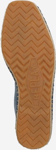 REPLAY Espadrile | modra barva