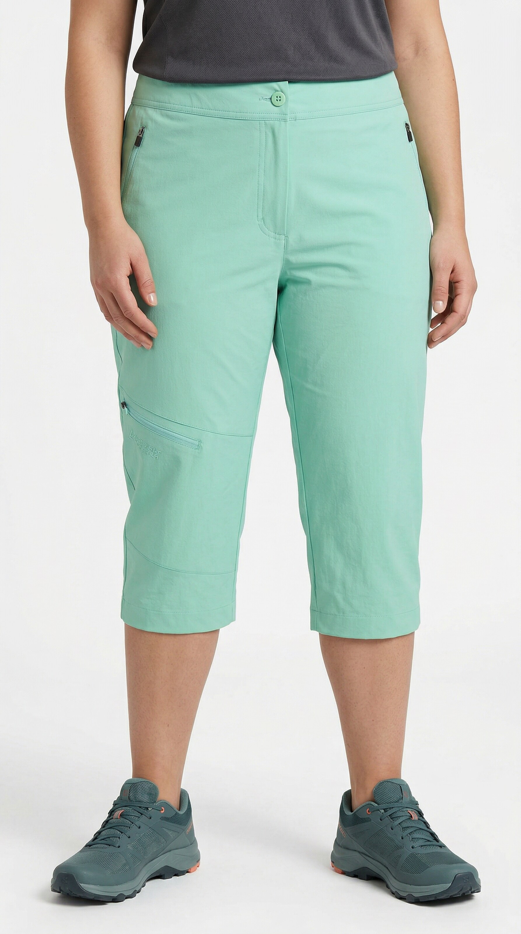 Maier Sports Regular Pants in Blue: front