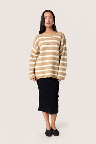 SOAKED IN LUXURY Pullover 'SLSusanna' i beige