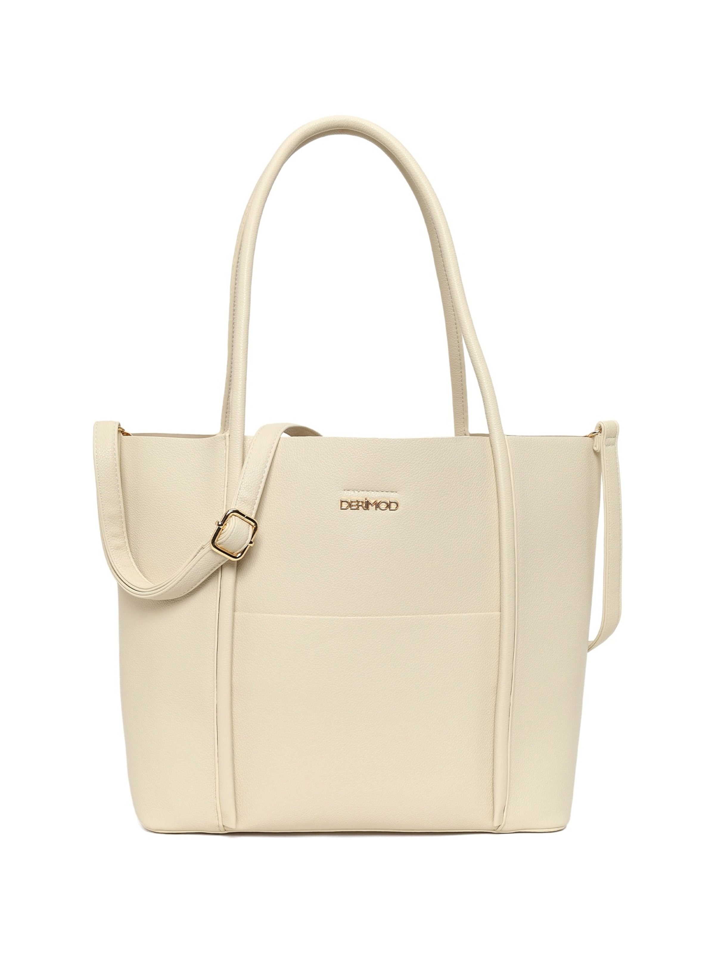 Derimod Shoulder Bag in Beige: front