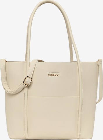 Derimod Shoulder Bag in Beige: front