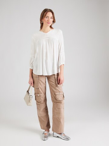 Hailys Blouse 'Sc44hiffli' in White