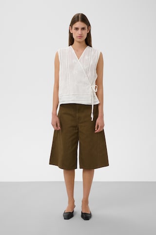 Chemisier 'SLEmbla' SOAKED IN LUXURY en blanc