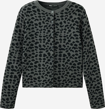 MANGO Strickjacke 'PANTERA' in Grau: Vorderseite