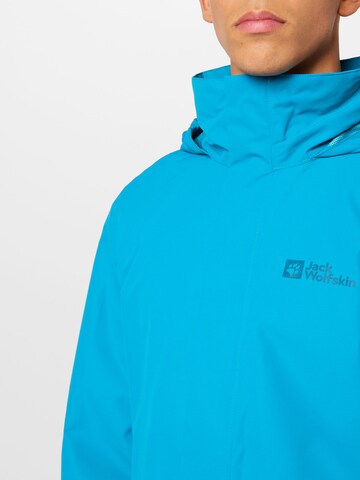 Veste outdoor 'STORMY POINT' JACK WOLFSKIN en bleu