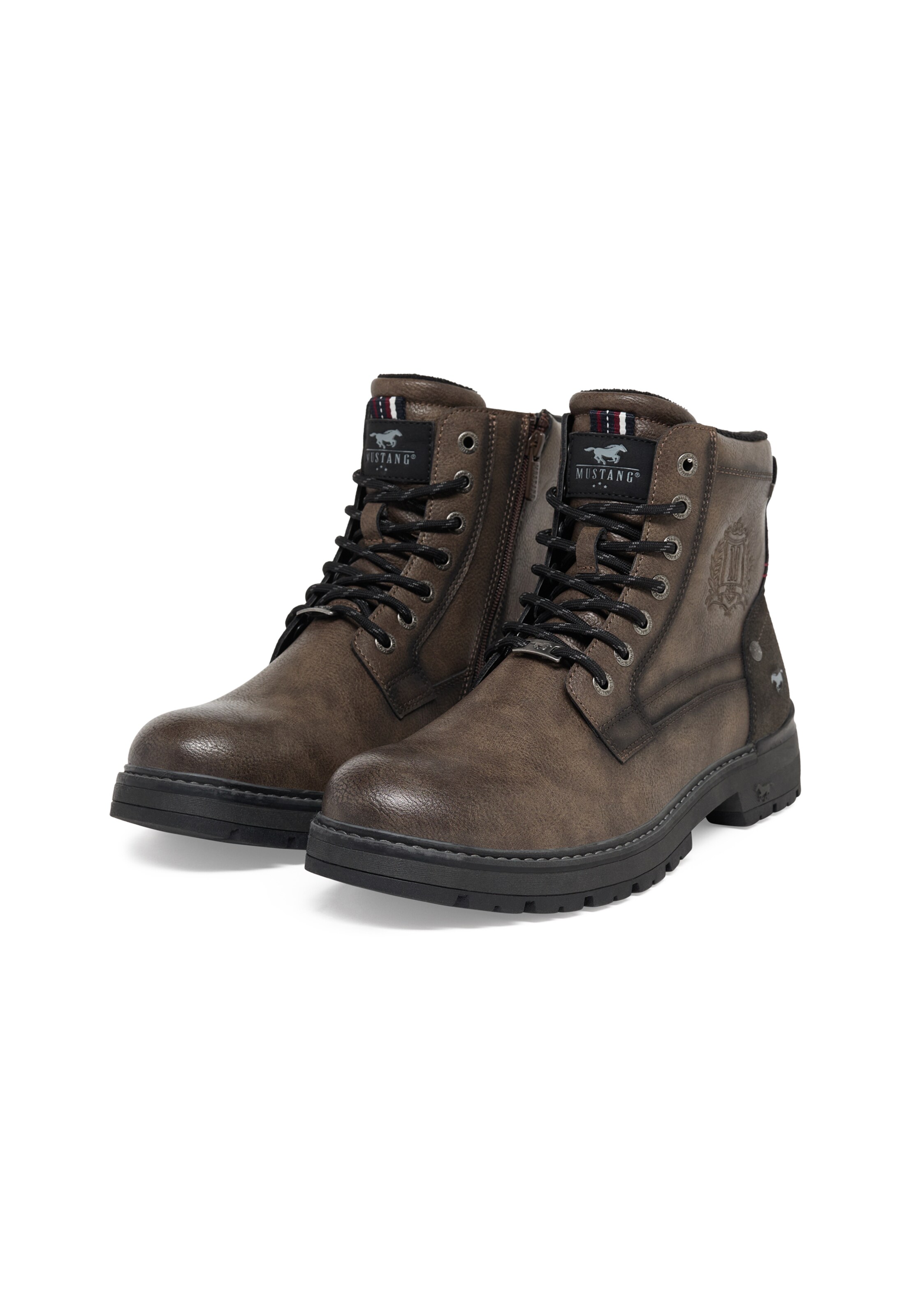 MUSTANG Schnürboots in Braun
