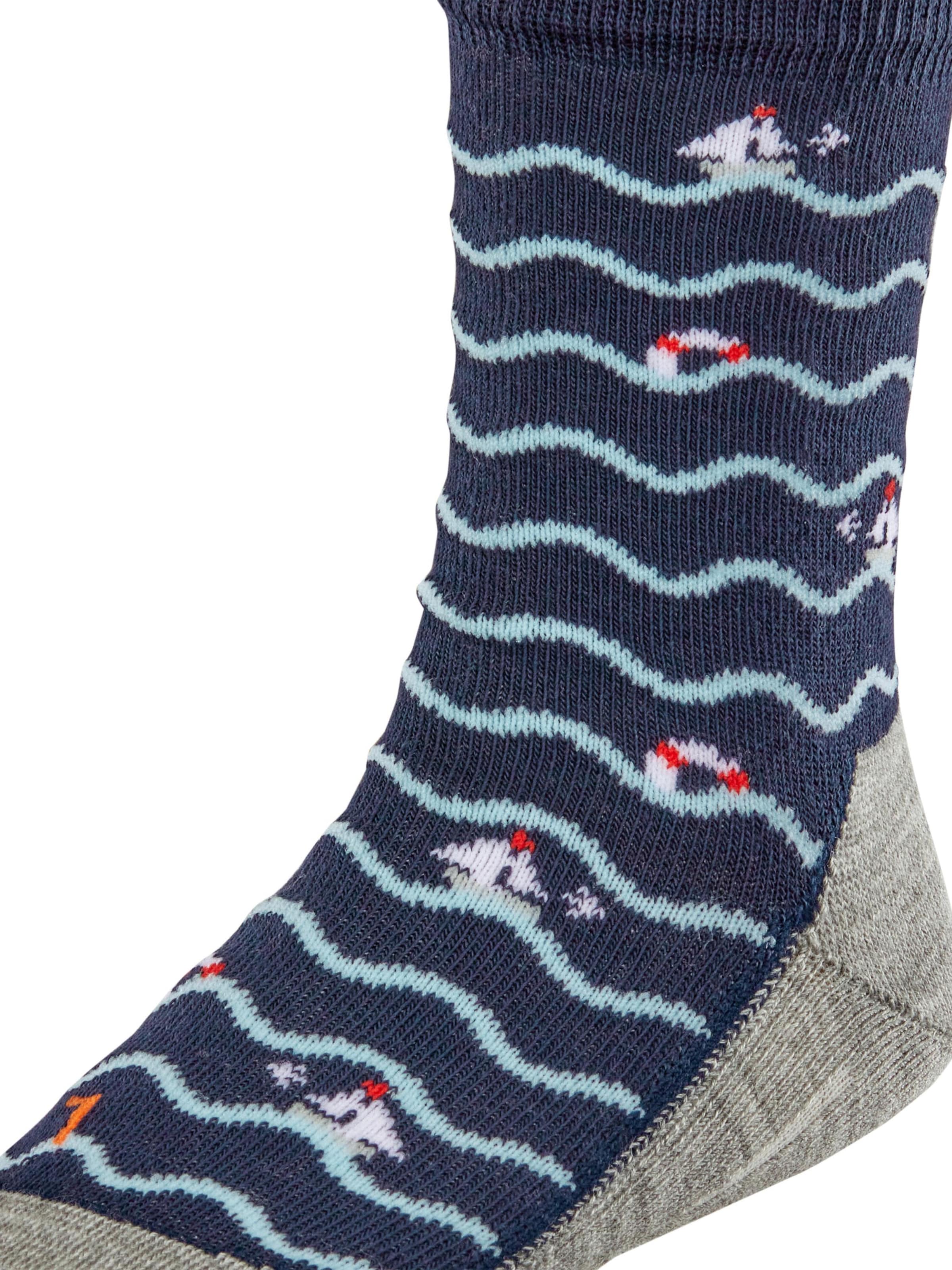 FALKE Socks 'Active Sailing Boats' in Blue