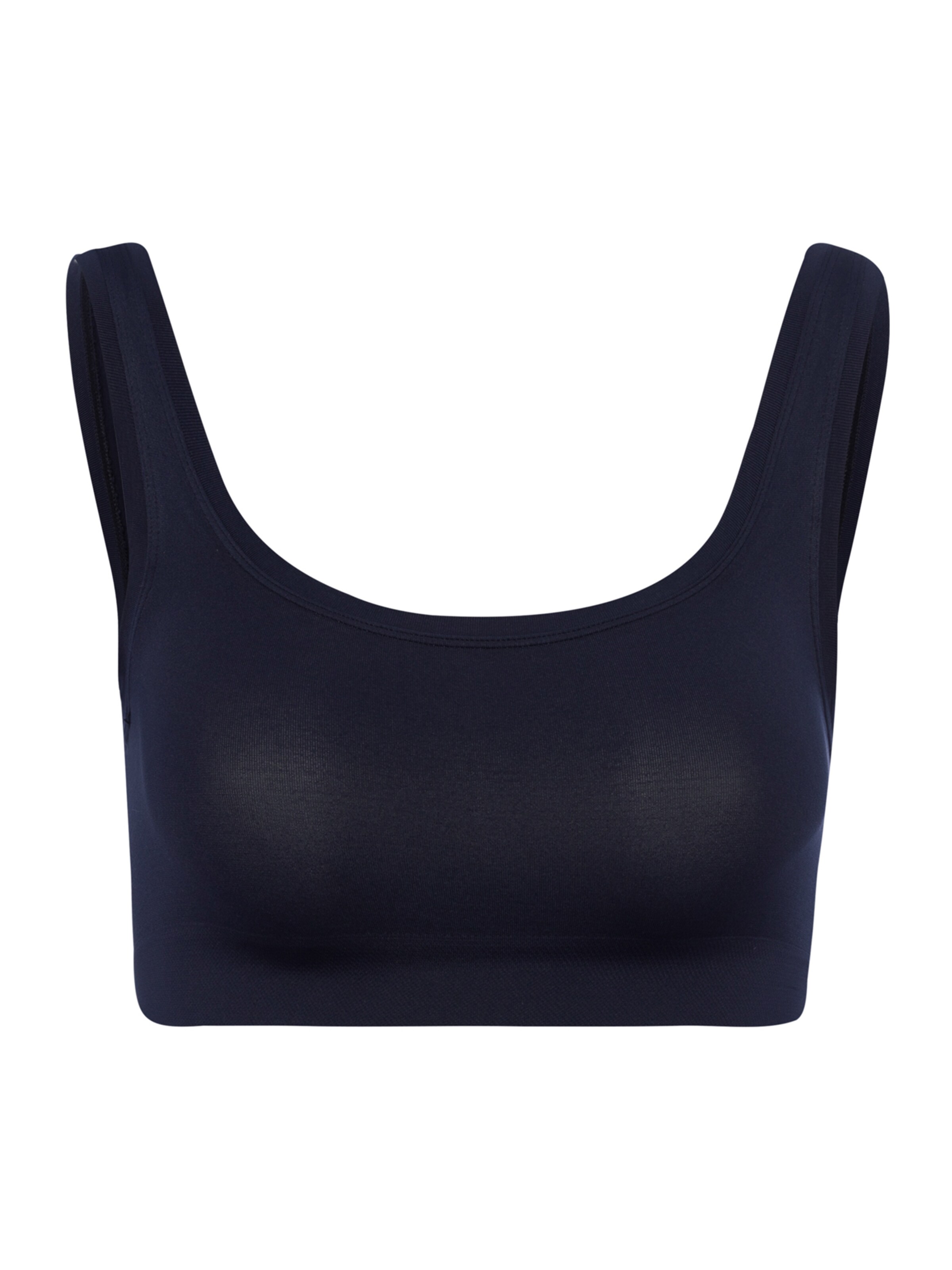 Hanro - Soutien Bustier Soutien 'Touch Feeling' em azul: frente