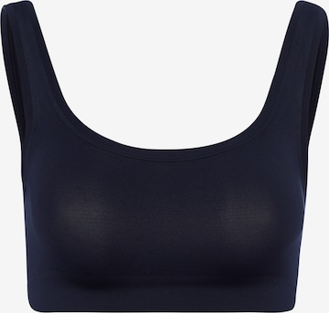 Hanro Bustier 'Touch Feeling' in Blau: predná strana