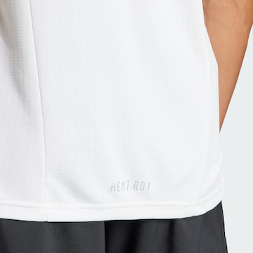 ADIDAS PERFORMANCE Toiminnallinen paita 'Designed for Training' värissä valkoinen