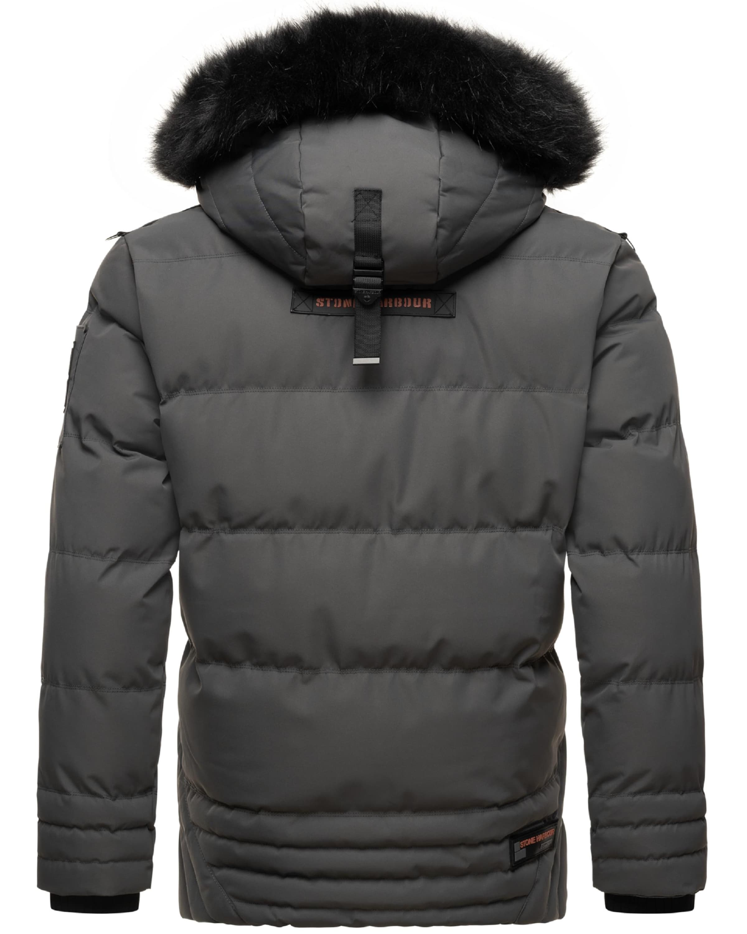 STONE HARBOUR - Chaqueta de invierno 'Romaan' en gris