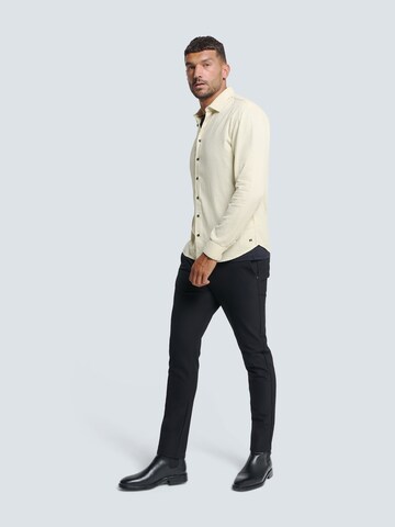 No Excess Regular fit Overhemd in Beige