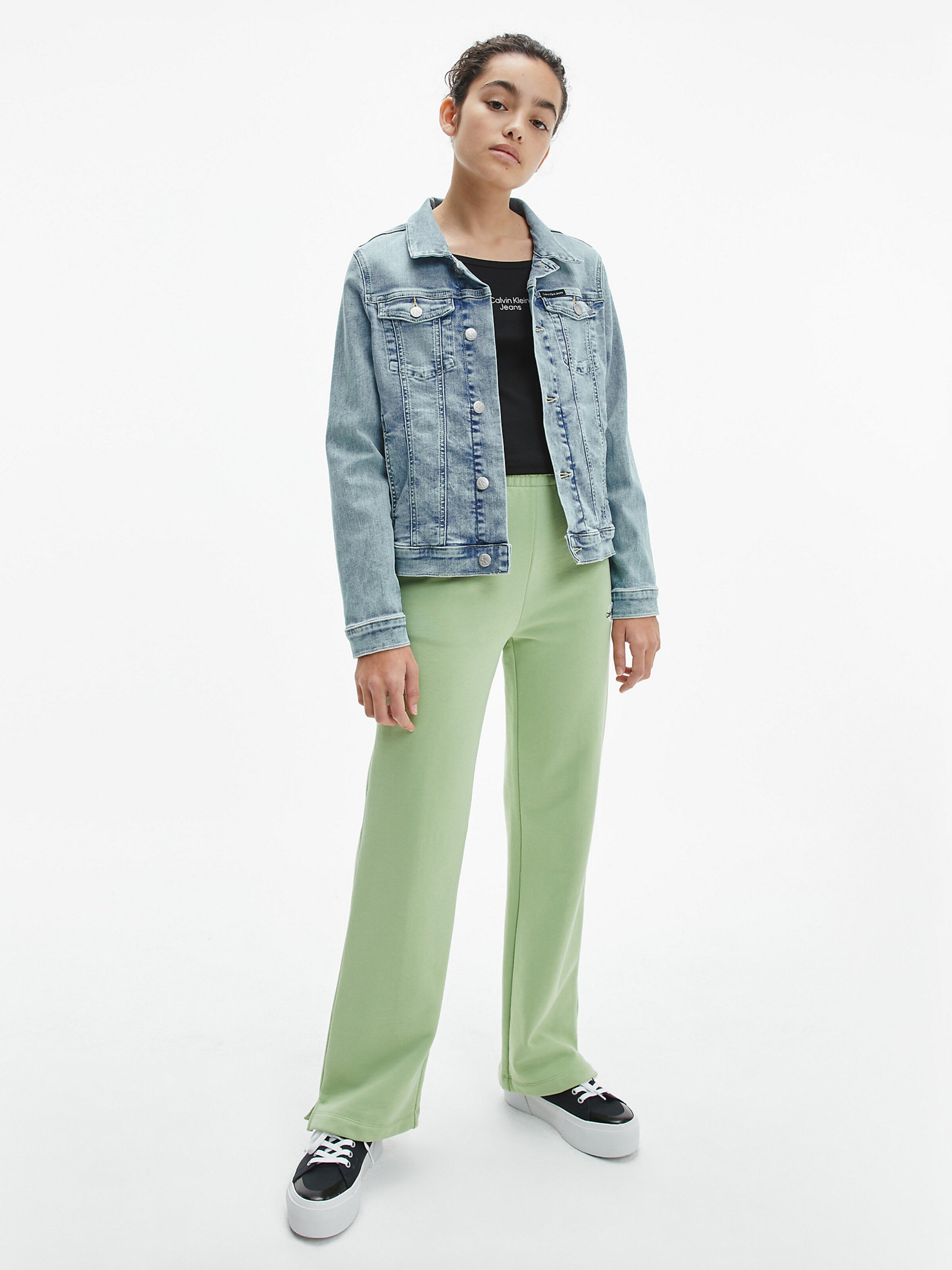 Kinder Kids (Gr. 92-140) Calvin Klein Jeans Hose in Hellgrün - VV60145 Kinder Kids (Gr. 92-140) Calvin Klein Jeans Hose in Hellgrün - VV60145