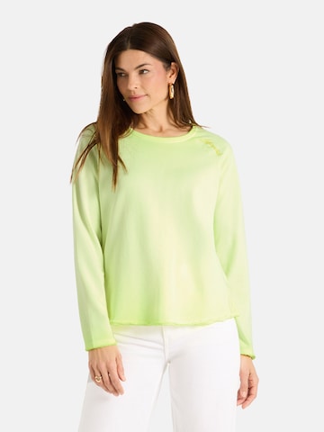 LIEBLINGSSTÜCK Sweatshirt 'OceanL' in Groen: voorkant