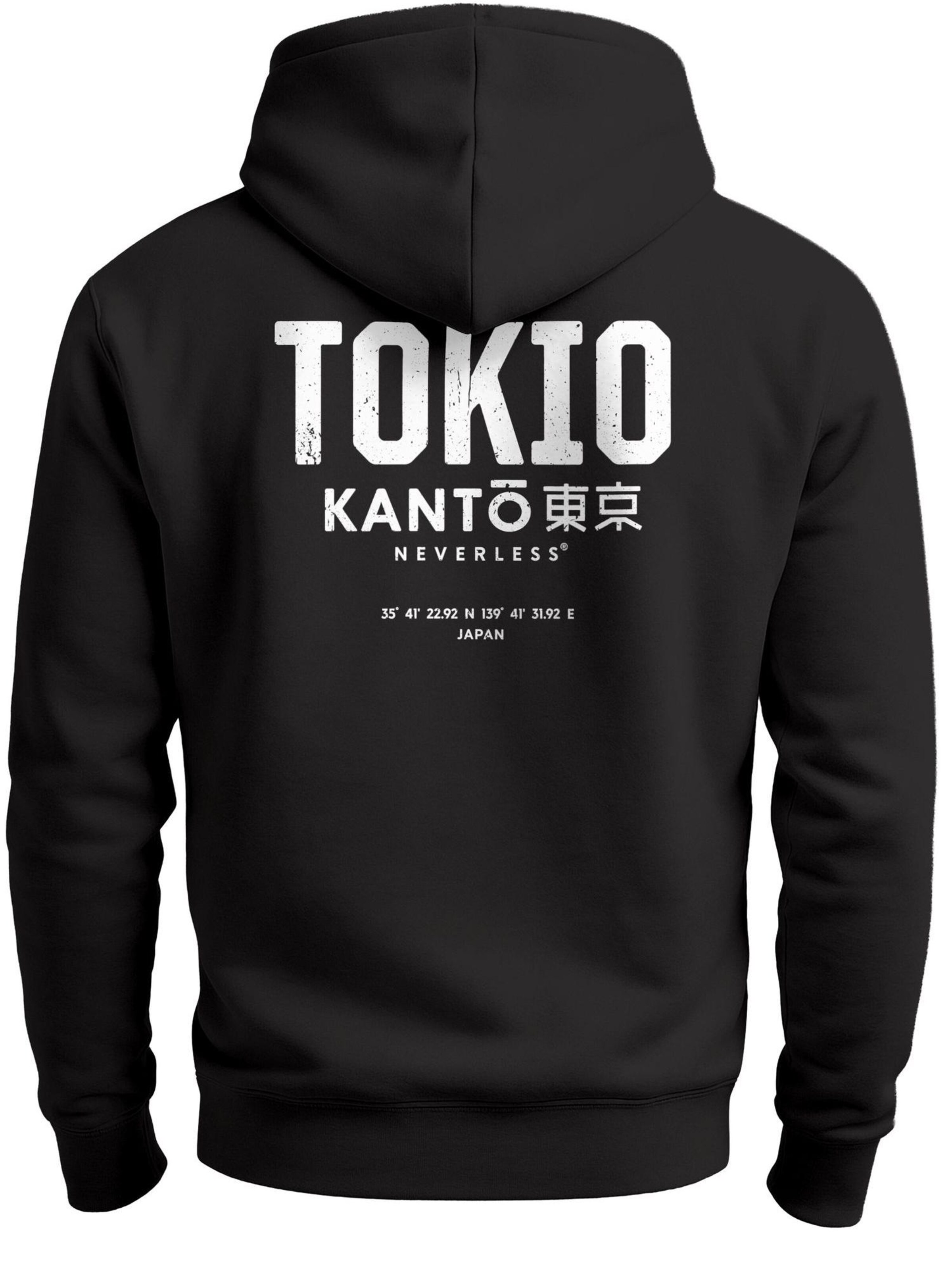 Neverless Sweatshirt 'Tokio' in Black