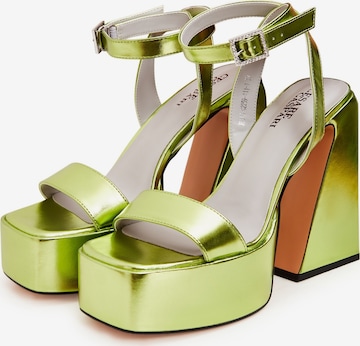 CESARE GASPARI Sandals in Yellow