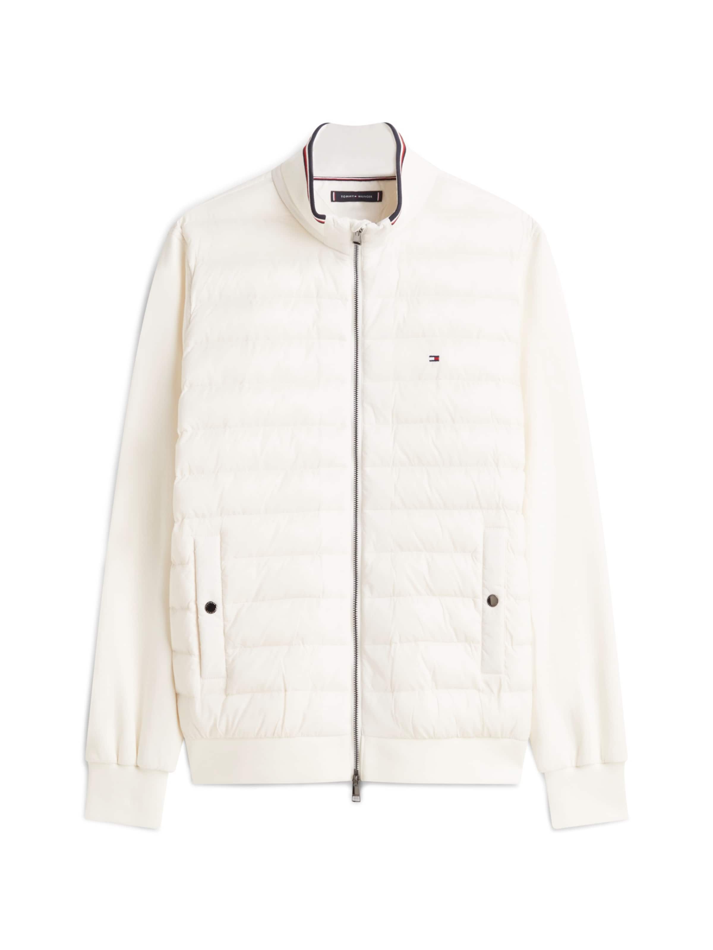 TOMMY HILFIGER Φθινοπωρινό και ανοιξιάτικο μπουφάν 'ESS' σε μπεζ: μπροστά
