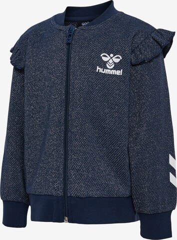 Hummel Sportsweatjacke in Blau