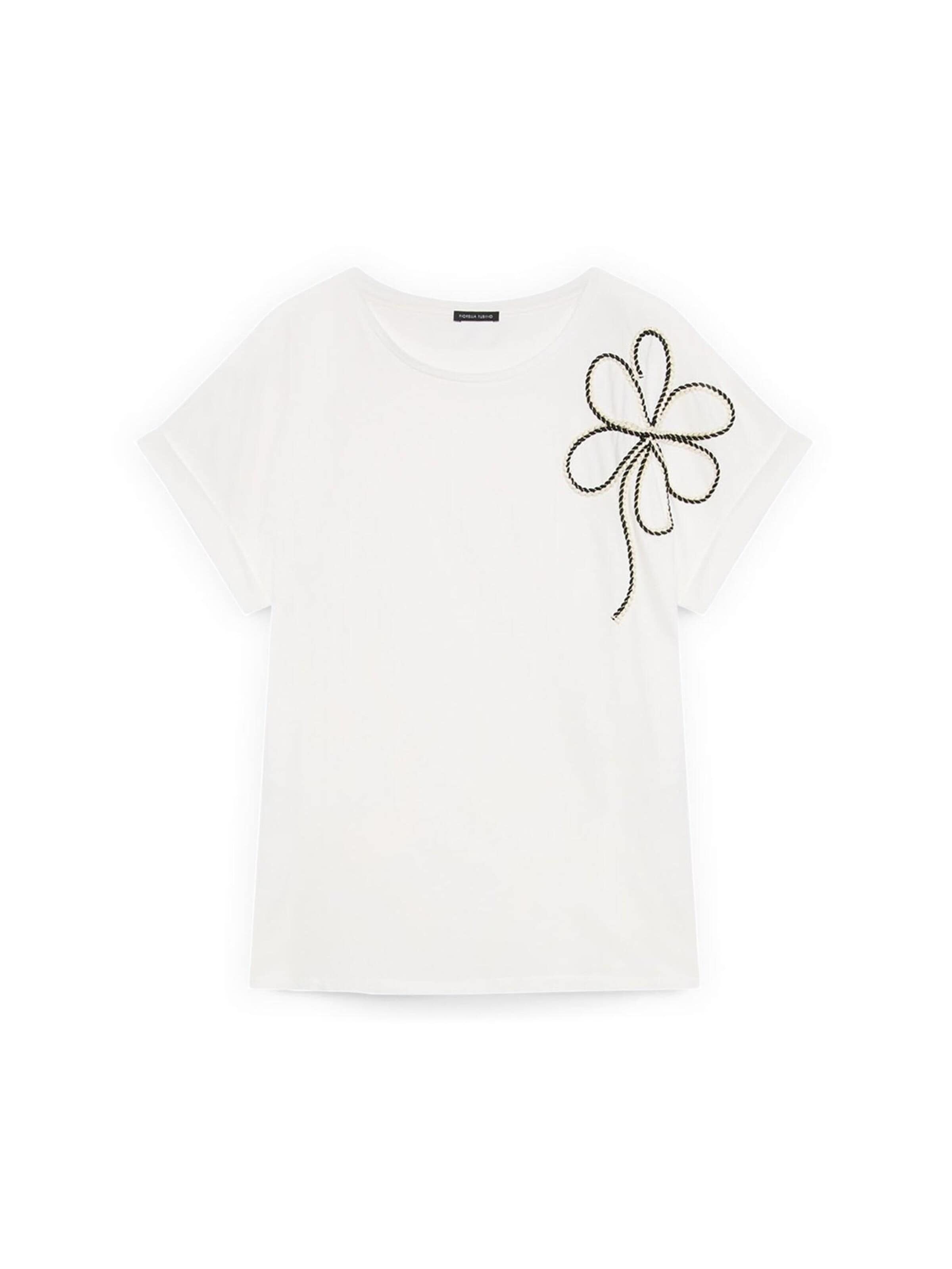 Fiorella Rubino - Camiseta en blanco: frente