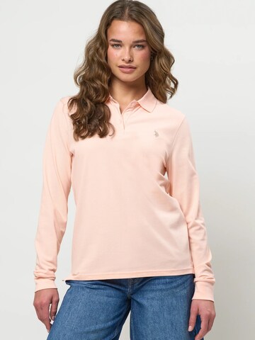 U.S. POLO ASSN. Top 'UWLise' in Pink: front