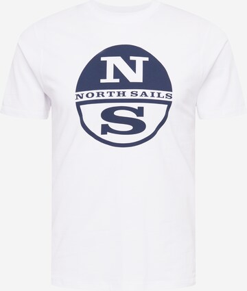 T-Shirt North Sails en blanc : devant