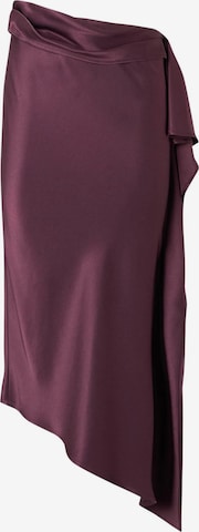 PINKO - Falda 'PINKO NEW CARAMBOLA GONNA SATIN GONNA' en rojo: frente