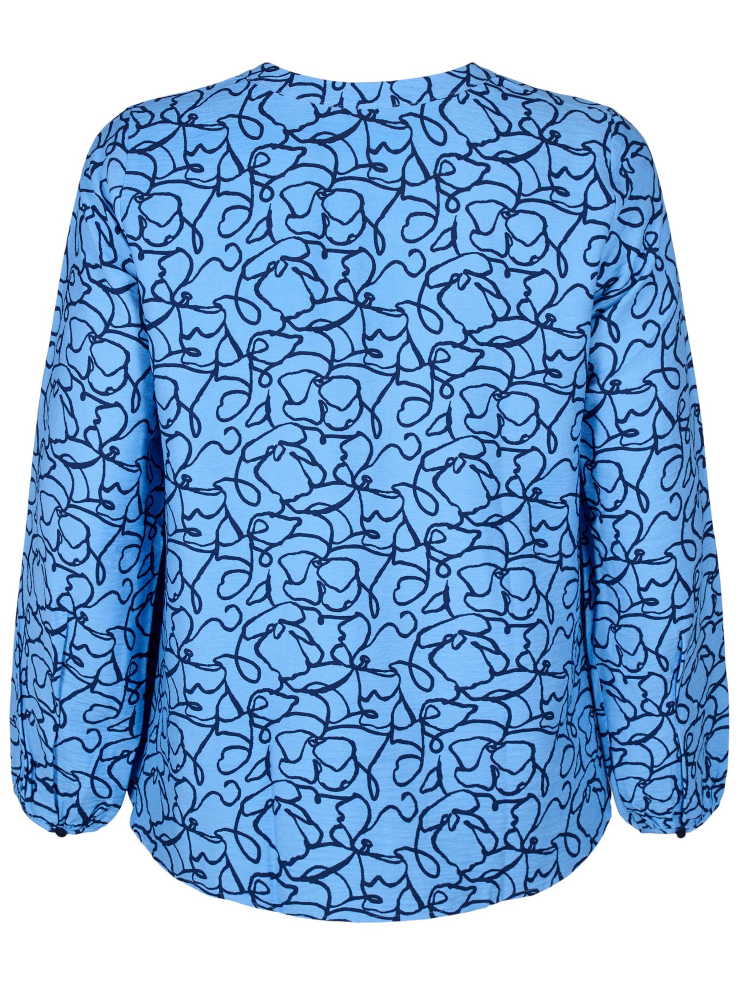 Zizzi Bluse 'Caava' in Blau