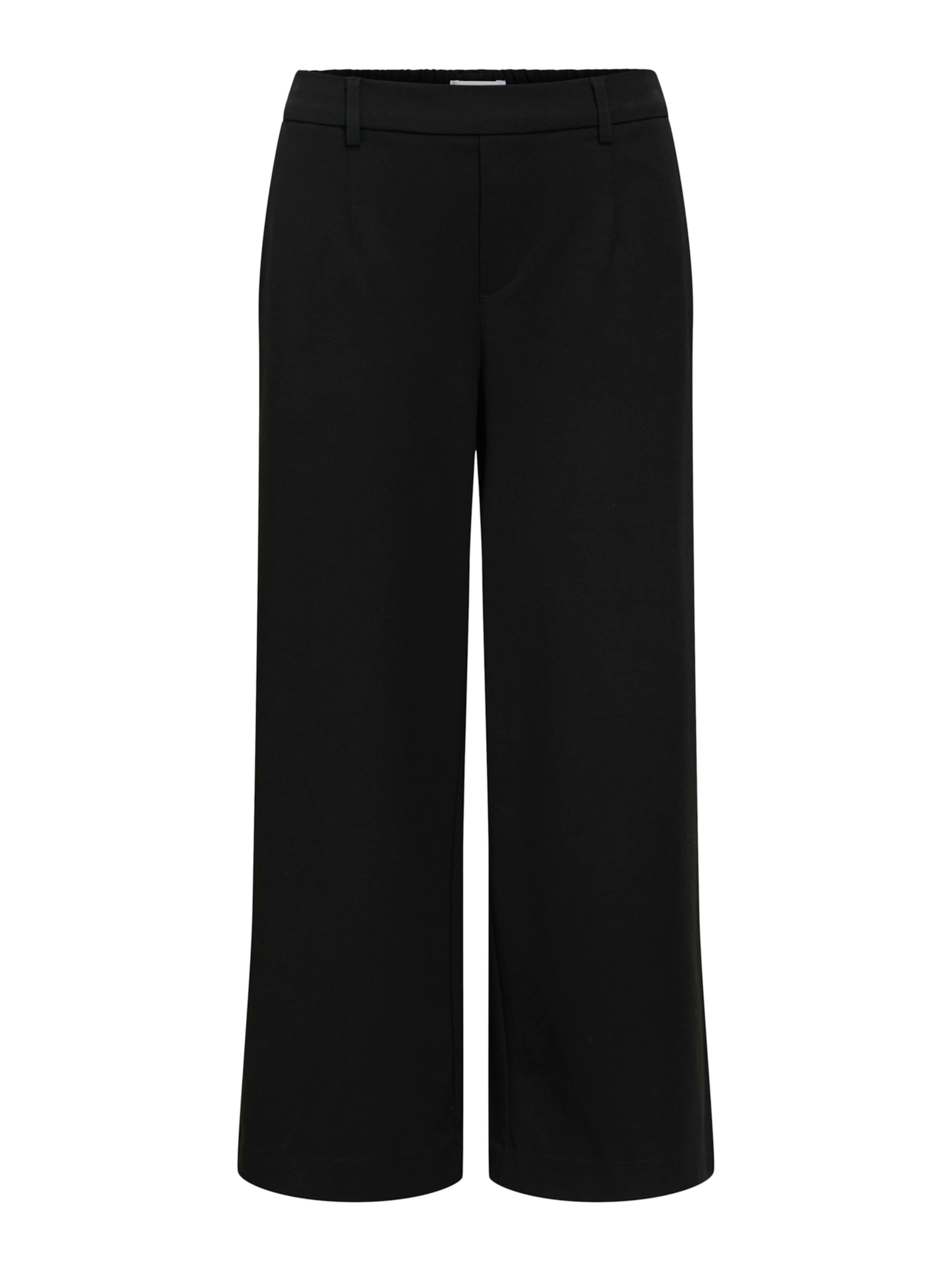 Wide Leg Pantalon à pince 'OBJLisa' OBJECT en noir : devant