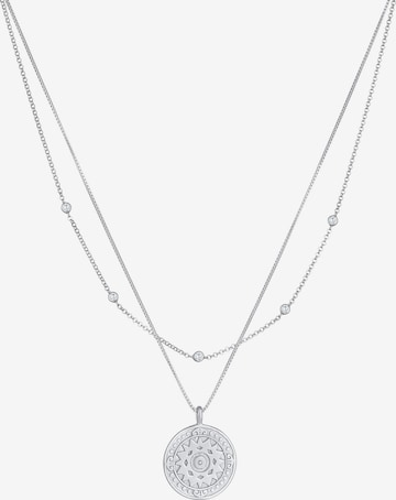 ELLI Halskette Layer, Münze, Ornament in Silber: predná strana