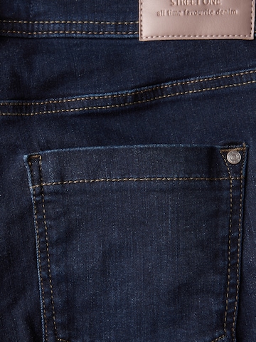 STREET ONE Slimfit Jeans 'Jane' in Blau